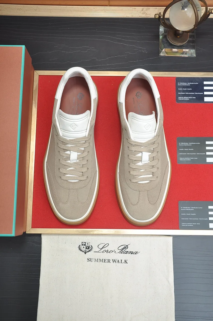 Men's men's shoes 💰540💶【𝐥𝐨𝐫𝐨 𝐏𝐢𝐚𝐧𝐚】lp classic loafers, an Italian treasure brand, the only brand that can match Hermès! Only after wearing it do we realize that we cannot let down our feet. The upper is imported cashmere, the lining of water-dyed cowhide ➕ the cowhide feet, the official original glass rubber outsole, and the pendant. Exclusive original packaging (tag ➕ brand paper ➕ outer box ➕ hand bag) code number: 38-45